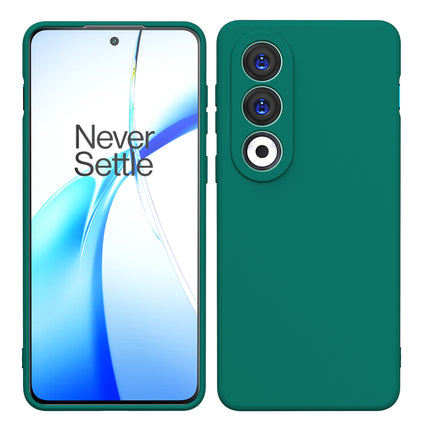Kapa Matte Protective Lens Flexible Back Cover for OnePlus Nord CE 4 | Slim Silicone with Soft Lining Shockproof Full Body Bumper Case (Green)