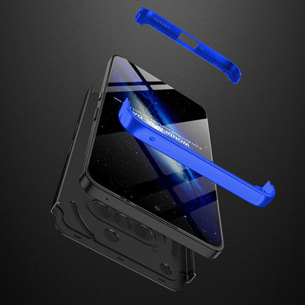 Kapa Double Dip Full 360 Protection Back Case Cover for Nothing Phone 3A 5G (Black,Blue) - Mobizang