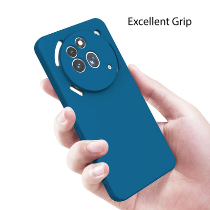 Kapa Matte Protective Lens Flexible Back Cover for Nothing Phone 3A Pro | Slim Silicone with Soft Lining Shockproof Full Body Bumper Case (Blue)