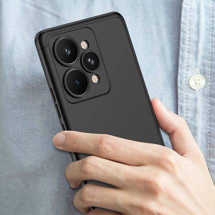 Kapa Double Dip Full 360 Protection Back Case Cover for Realme 15 Pro 5G (Black) - Mobizang
