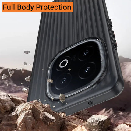 Kapa Wave Frosted Grip Back Cover for Iqoo 13 5G | Ultra Slim [With Metal Buttons] Matte Finish Back Case (Grey)