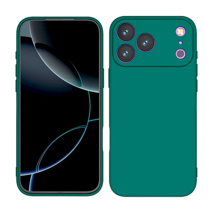 Kapa Matte Protective Lens Flexible Back Cover for Apple iPhone 17 Pro | Slim Silicone with Soft Lining Shockproof Full Body Bumper Case (Green)