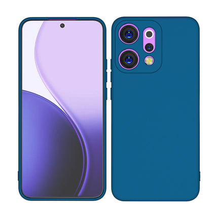 Kapa Matte Protective Lens Flexible Back Cover for Oppo Reno 14 5G | Slim Silicone with Soft Lining Shockproof Full Body Bumper Case (Blue)