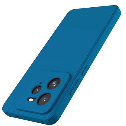 Kapa Matte Protective Lens Flexible Back Cover for Realme GT 7 PRO | Slim Silicone with Soft Lining Shockproof Full Body Bumper Case (Blue)