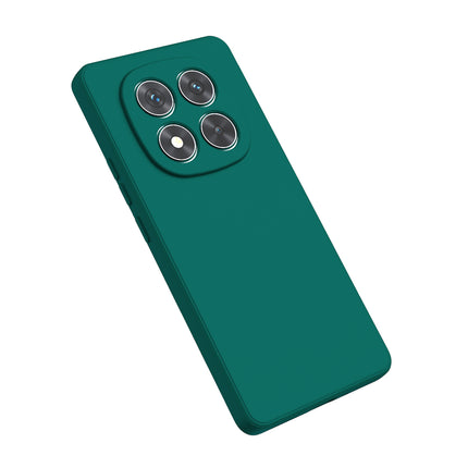 Kapa Matte Protective Lens Flexible Back Cover for Redmi Note 14 Pro (5G) | Slim Silicone with Soft Lining Shockproof Full Body Bumper Case (Green)