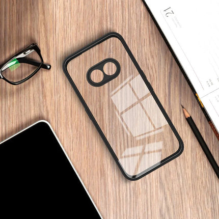 Kapa Hawkeye Clear Back Cover for Nothing Phone 2A | Camera Lens Protector Shockproof Slim Clear Case Cover (Black Sides) - Mobizang