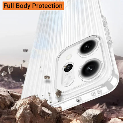 Kapa Wave Frosted Grip Back Cover for Oppo Reno 14 5G | Ultra Slim [With Metal Buttons] Matte Finish Back Case (White)