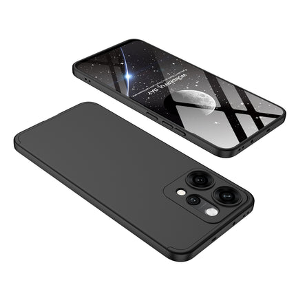 Kapa Double Dip Full 360 Protection Back Case Cover for Oppo Reno 14 Pro 5G (Black)