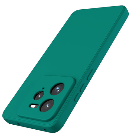 Kapa Matte Protective Lens Flexible Back Cover for Realme GT 7 PRO | Slim Silicone with Soft Lining Shockproof Full Body Bumper Case (Green)