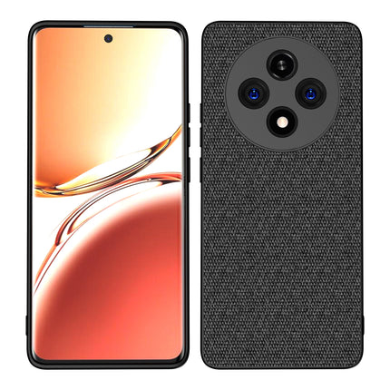 Kapa Soft Full Fabric Protective Back Case Cover for Oppo F27 Pro / Oppo F27 Pro Plus | Shockproof Slim Hard Anti Slip Back Case (Black) - Mobizang