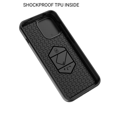 Kapa Armor Slider Back Cover for OnePlus 13S | Inbuilt Ring + Camera Slider Shockproof Lens Protection Bumper Back Case (Black) - Mobizang