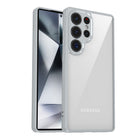 Kapa Hawkeye Clear Back Cover for Samsung Galaxy S25 Ultra | Camera Lens Protector Shockproof Slim Clear Case Cover (Grey Sides) - Mobizang