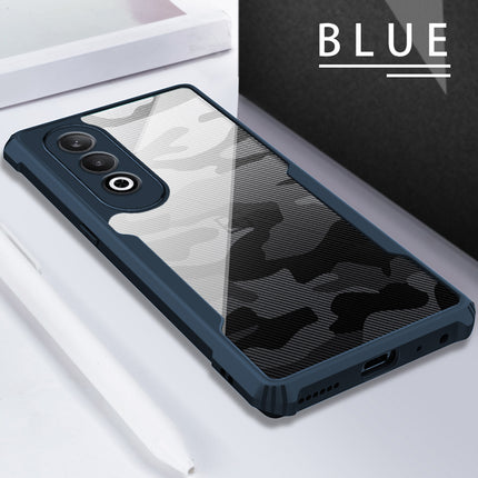 Kapa Beetle Camouflage Back Cover for OnePlus Nord CE 4 | [Military Grade Protection] Shock Proof Slim Hybrid Bumper Case (Blue)