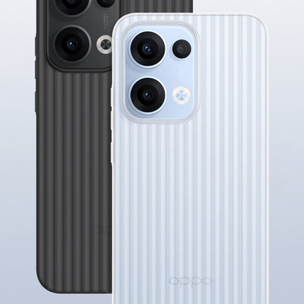 Kapa Matte Wave Grip Back Cover for Oppo Reno 13 Pro 5G | Ultra Slim [With Metal Buttons] Frosted Back Case (White) - Mobizang