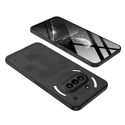Kapa Double Dip Full 360 Protection Back Case Cover for Nothing Phone 3A 5G (Black) - Mobizang