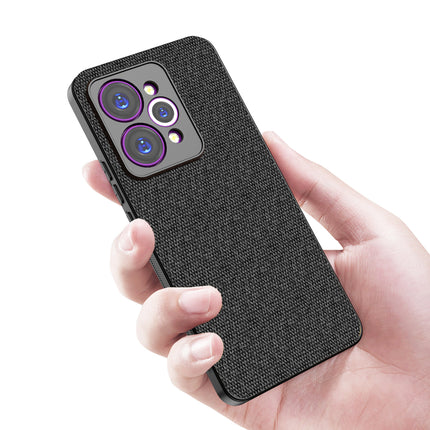 Kapa Soft Full Fabric Protective Back Case Cover for Realme 15 Pro 5G | Shockproof Slim Hard Anti Slip Back Case (Black)