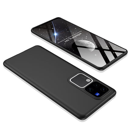 Kapa Double Dip Full 360 Protection Back Case Cover for Vivo V30 (5G) / Vivo 30 Pro (5G) (Black) - Mobizang