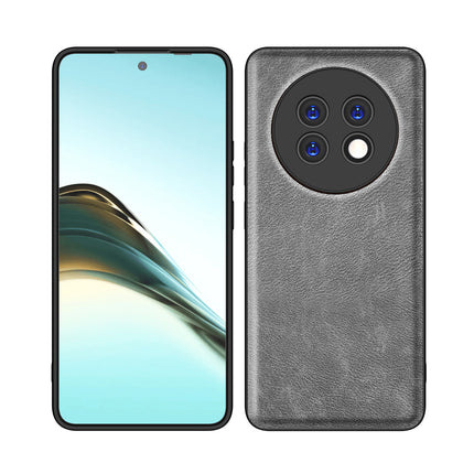 Kapa Tux Leather Back Cover for Realme 13 PRO / 13 PRO PLUS | Slim Shockproof Camera Protection Bumper Case (Grey)
