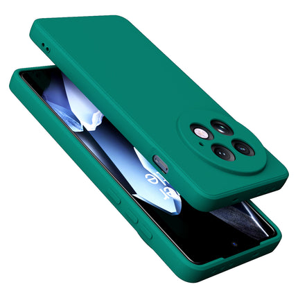 Kapa Matte Protective Lens Flexible Back Cover for OnePlus 13 | Slim Silicone with Soft Lining Shockproof Full Body Bumper Case (Green)