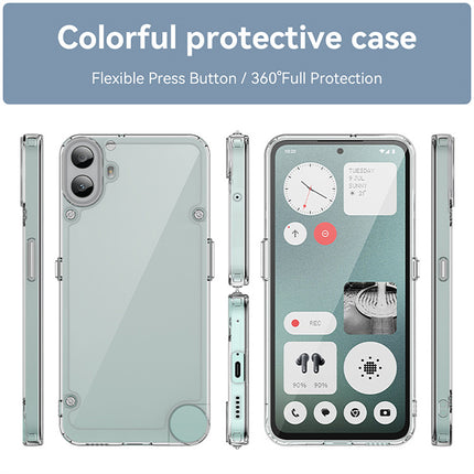 Kapa Unicorn Acrylic Clear Back Cover For Nothing CMF Phone 1 | Slim Shockproof [Military Grade Protection] Hybrid Bumper Case (Clear Sides)