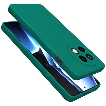 Kapa Matte Protective Lens Flexible Back Cover for OnePlus 13R | Slim Silicone with Soft Lining Shockproof Full Body Bumper Case (Green)