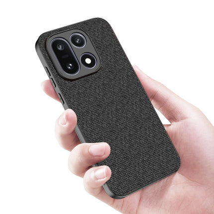 Kapa Soft Full Fabric Protective Back Case Cover for OnePlus 15 | Shockproof Slim Hard Anti Slip Back Case (Black)