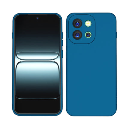 Kapa Matte Protective Lens Flexible Back Cover for OnePlus 13S | Slim Silicone with Soft Lining Shockproof Full Body Bumper Case (Blue)