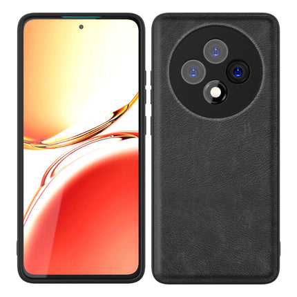Kapa Tux Leather Back Cover for Oppo F27 (5G) | Slim Shockproof Camera Protection Bumper Case (Black)