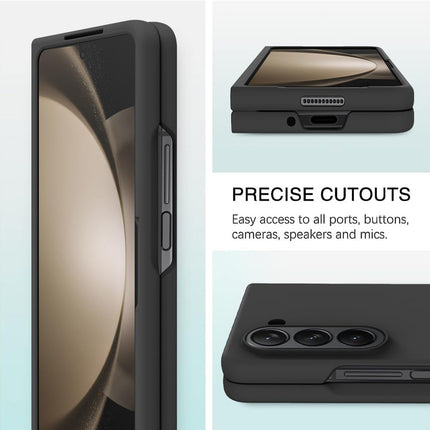 Kapa Ultra Thin Back Case for Samsung Galaxy Z Fold 5 | Full Body Protection Hard Back Cover, Black
