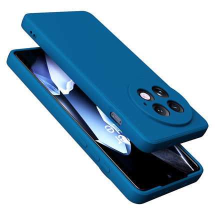 Kapa Matte Protective Lens Flexible Back Cover for OnePlus 13 | Slim Silicone with Soft Lining Shockproof Full Body Bumper Case (Blue) - Mobizang
