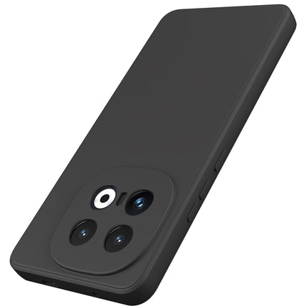Kapa Matte Protective Lens Flexible Back Cover for Iqoo 13 (5G) | Slim Silicone with Soft Lining Shockproof Full Body Bumper Case (Black) - Mobizang