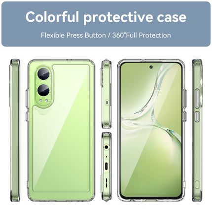 Kapa Unicorn Acrylic Clear Back Cover For OnePlus Nord CE 4 Lite | Slim Shockproof [Military Grade Protection] Hybrid Bumper Case (Clear Sides)