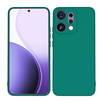 Kapa Matte Protective Lens Flexible Back Cover for Oppo Reno 14 Pro 5G | Slim Silicone with Soft Lining Shockproof Full Body Bumper Case (Green)