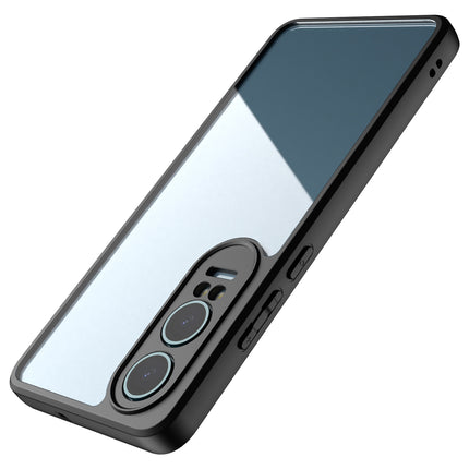 Kapa Hawkeye Clear Back Cover for OnePlus Nord CE 4 Lite | Camera Lens Protector Shockproof Slim Clear Case Cover (Black)