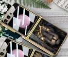 Kapa 9H Glass Back Case for Samsung Galaxy Z Flip6 / Z Flip 6,Ultra Thin Full Body Protection Folding Hard Back Cover, Design Lion