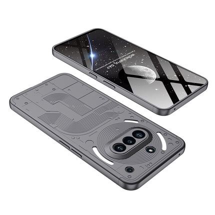 Kapa Double Dip Full 360 Protection Back Case Cover for Nothing Phone 3A 5G (Grey) - Mobizang