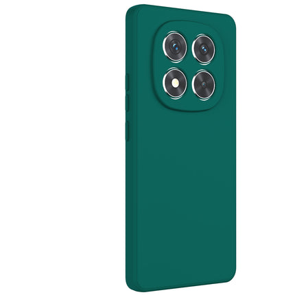 Kapa Matte Protective Lens Flexible Back Cover for Redmi Note 14 Pro (5G) | Slim Silicone with Soft Lining Shockproof Full Body Bumper Case (Green)