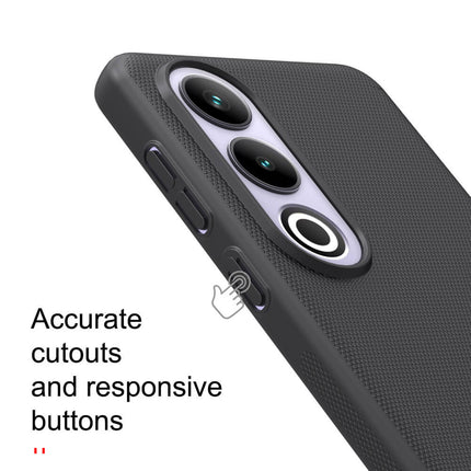 Kapa Super Frosted Shield Hard Back Case Cover for OnePlus Nord CE 4 | Shockproof Anti-Scratch & Anti-Slip Dual Layer Tough Case (Black) - Mobizang