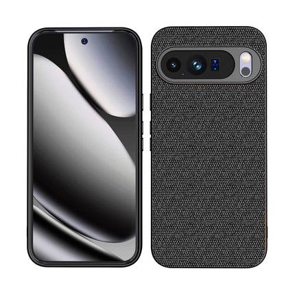Kapa Soft Full Fabric Protective Back Case Cover for Google Pixel 10 Pro XL | Shockproof Slim Hard Anti Slip Back Case (Black)