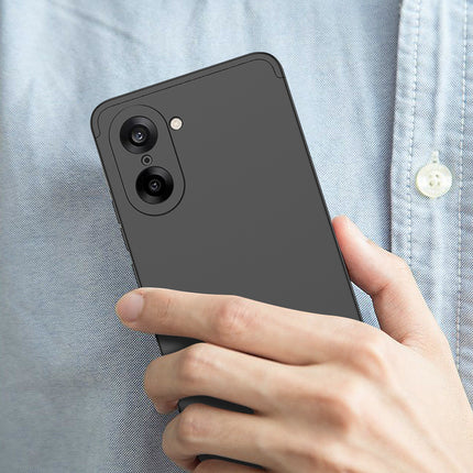 Kapa Double Dip Full 360 Protection Back Case Cover for OnePlus Nord CE 5 (Black)