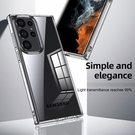 Kapa Shield Clear Acrylic Back Shock Proof Case Cover for Samsung Galaxy S24 Ultra (Transparent)