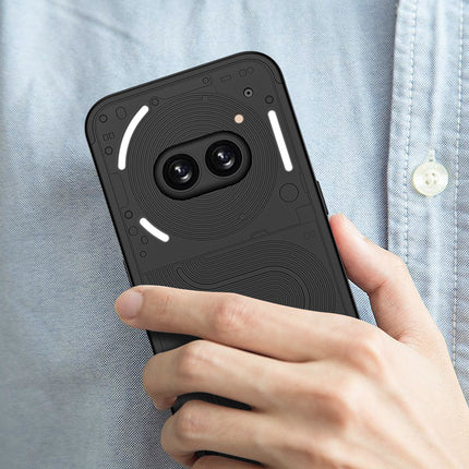 Kapa Double Dip Full 360 Protection Back Case Cover for Nothing Phone 2A (Black) - Mobizang