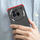 Kapa Double Dip Full 360 Protection Back Case Cover for Nothing Phone 3A Pro (Red,Black)