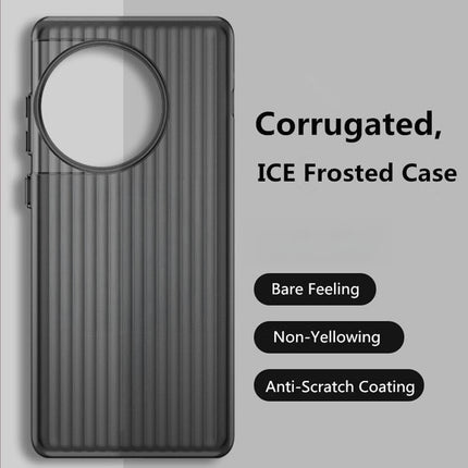 Kapa Wave Frosted Grip Back Cover for OnePlus 12R | Ultra Slim [With Metal Buttons] Matte Finish Back Case (Grey)