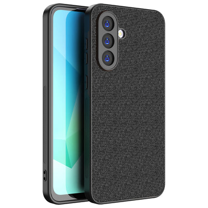 Kapa Soft Full Fabric Protective Back Case Cover for Samsung Galaxy A16 | Shockproof Slim Hard Anti Slip Back Case (Black) - Mobizang