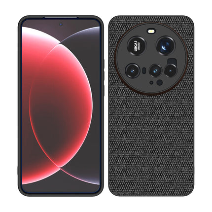 Kapa Soft Full Fabric Protective Back Case Cover for Xiaomi 15 Ultra | Shockproof Slim Hard Anti Slip Back Case (Black)