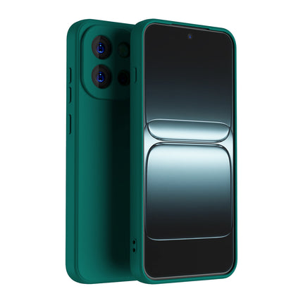 Kapa Matte Protective Lens Flexible Back Cover for OnePlus 13S | Slim Silicone with Soft Lining Shockproof Full Body Bumper Case (Green)