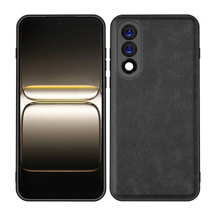 Kapa Tux Leather Back Cover for OnePlus Nord 5 | Slim Shockproof Camera Protection Bumper Case (Black)