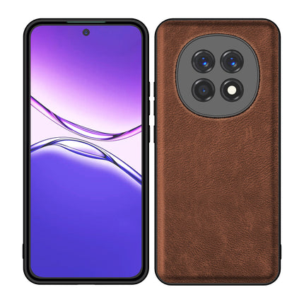 Kapa Tux Leather Back Cover for Oppo F29 5G | Slim Shockproof Camera Protection Bumper Case (Brown) - Mobizang