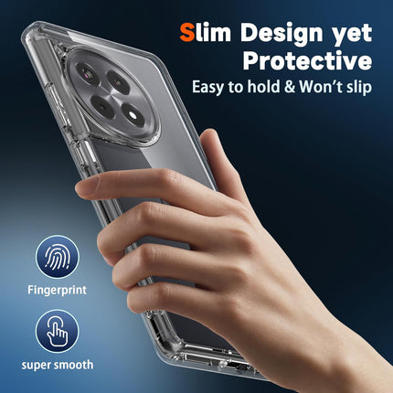Kapa Shield Clear Acrylic Back Shock Proof Case Cover for OnePlus 12 (Transparent) - Mobizang